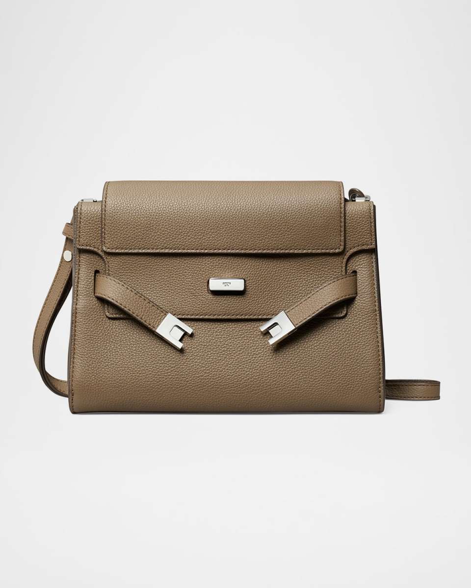 Grain Leather Shoulder Bag
